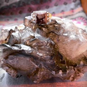 Agate | sterling silver | ring size 7.5/7.75